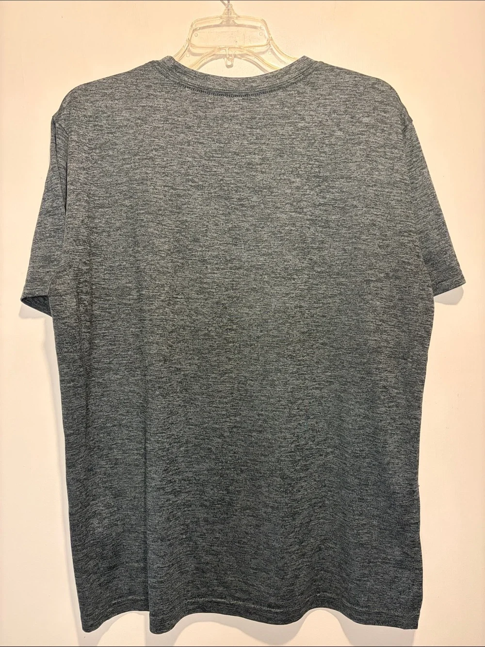 Nike Dri-fit The Nike Tee Heathered Crew Neck Short Sleeve TShirt Blue Grey L